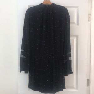 & Other Stories l/s minidress w/multicolor print